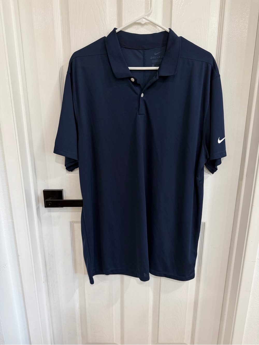 Nike Dri-FIT Men’s XL Navy Golf Polo Woodranch Country Club
